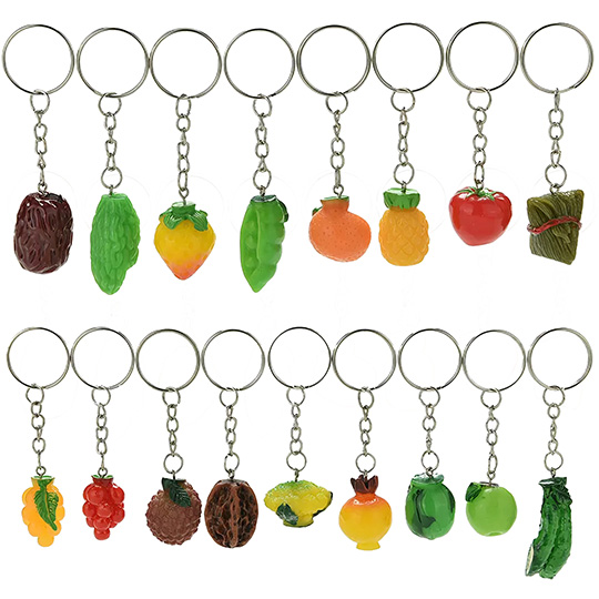 Realistic Fruit & Veggie Pendants