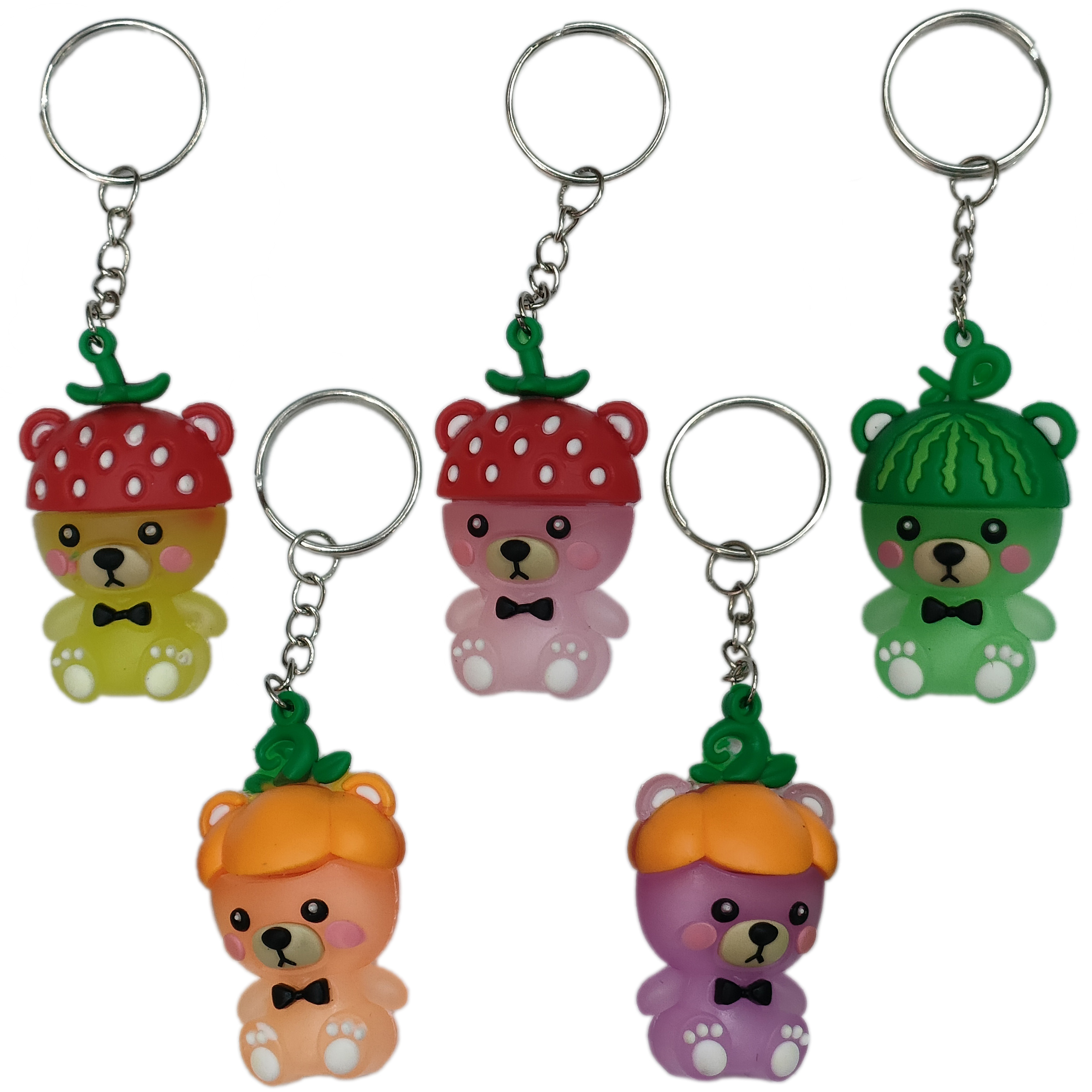 Fruit Bear Keychains