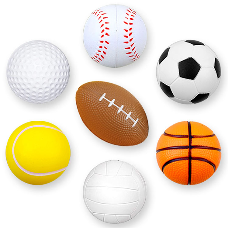 4cm Painted Sports Stress Balls