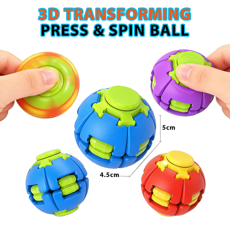 Press-to-Spin Fidget Balls