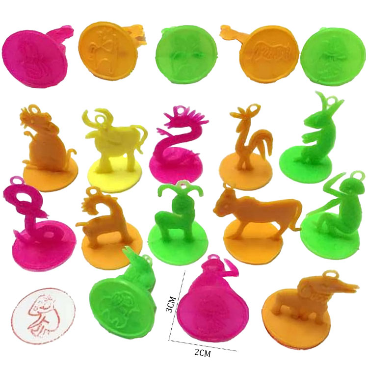12 Zodiac Animal Stamp Seals