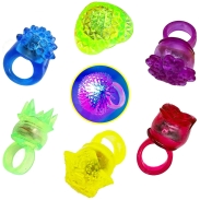 Assorted Flashing Jelly Rings