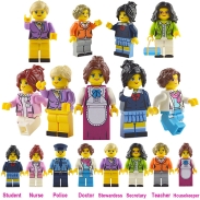 Profession Girl Mini Figure Builds