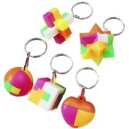 Interlocking Puzzle Keychains