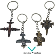 Alloy Battleplane Keychains