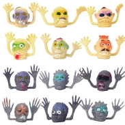 Small Painted Zombie Puppets