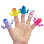 Stretchy Dinosaur Puppets