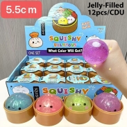 5.5cm Squishy Bun & Steamer Set
