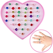 Metal Gem Rings