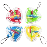 3D Heart-Shaped Maze Balls