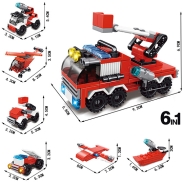 6-IN-1 Fire Engine Builds