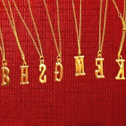 Gold Letter Necklaces