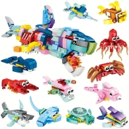 12-in-1 Marine Animal Builds