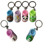 Cartoon Slipper Keychains